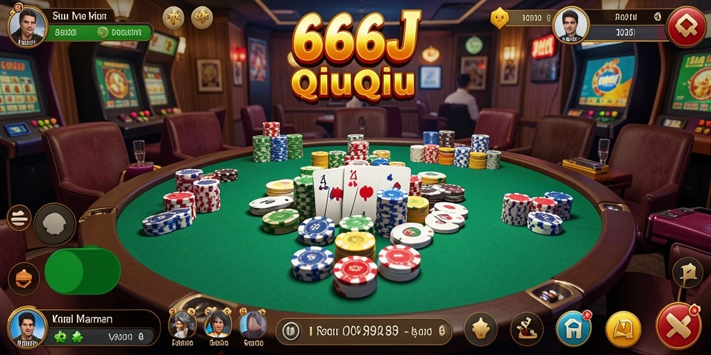 Tampilan gameplay QiuQiu yang mengasyikkan di 666J.