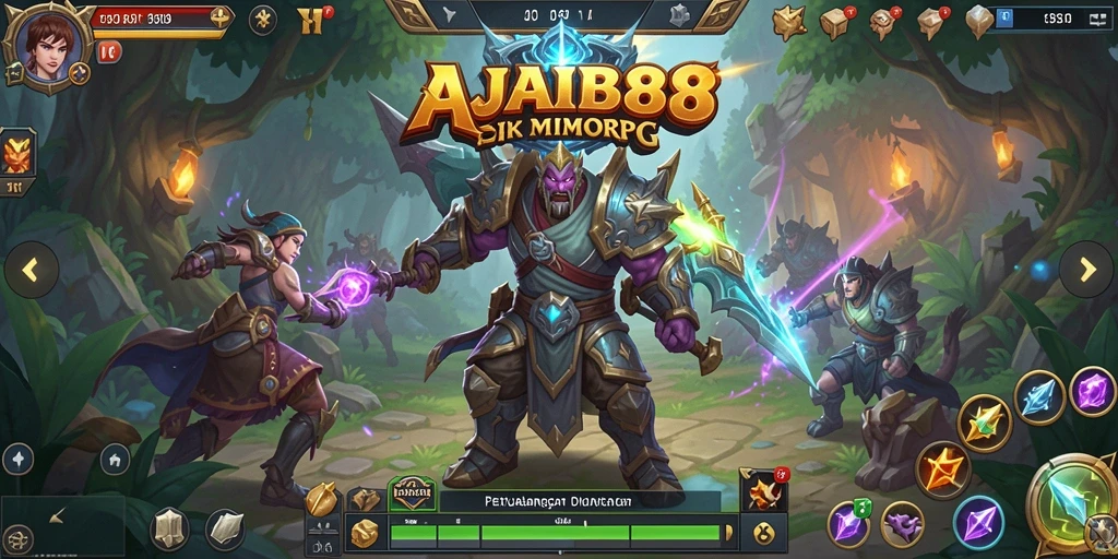 Gameplay AJAIB88 yang mendebarkan dalam dunia MMORPG.