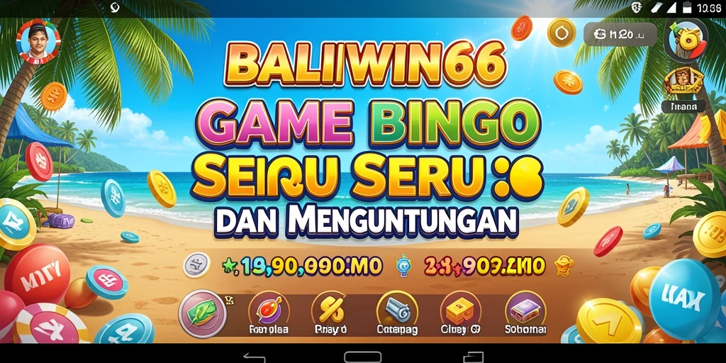 Tampilan seru gameplay Bingo di BALIWIN66.