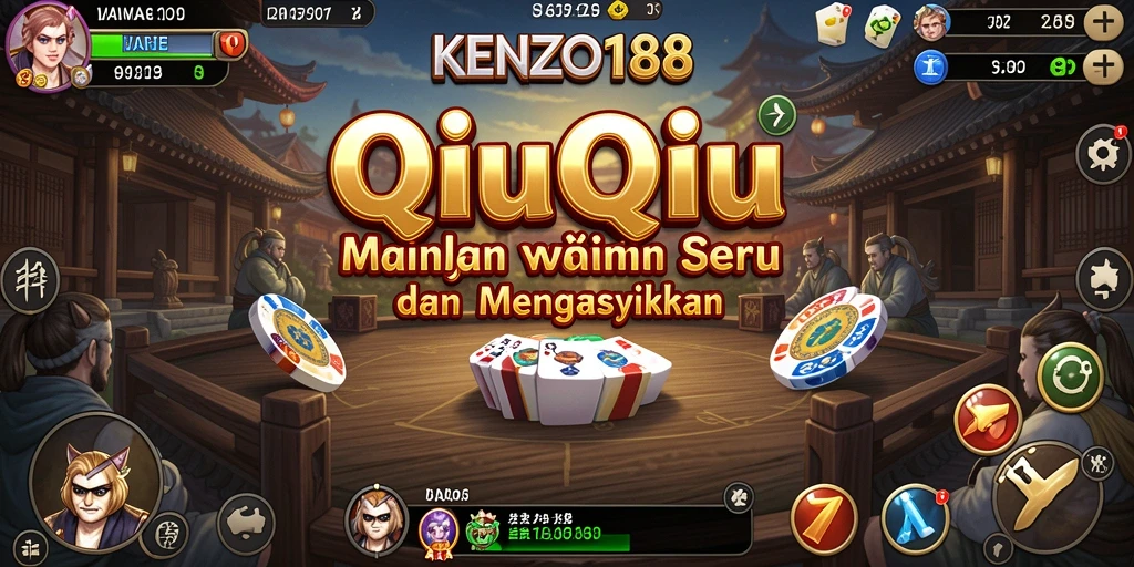 Screenshot gameplay QiuQiu menampilkan aksi seru di KENZO188.