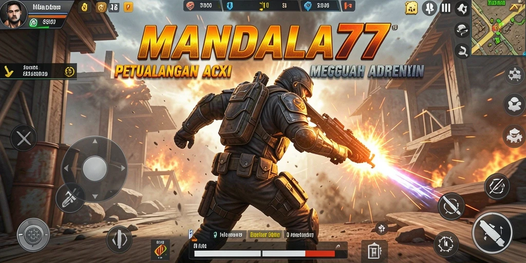 Gameplay seru MANDALA77 dengan aksi mendebarkan dan karakter unik.