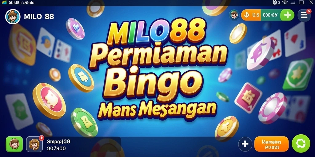 Tampilan menarik dari gameplay Bingo di MILO88.