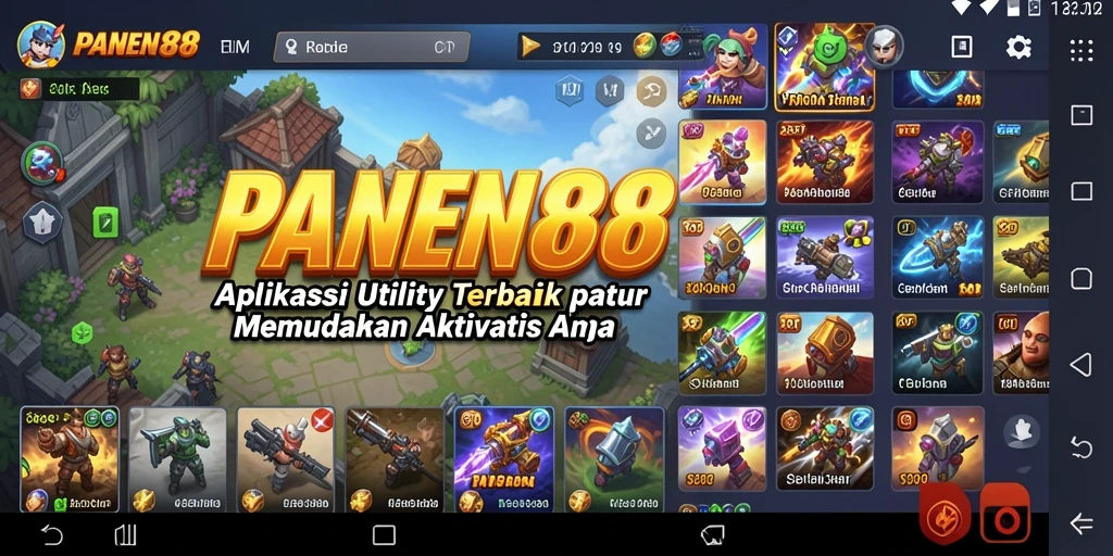 Tampilan antarmuka intuitif dari PANEN88 saat digunakan.