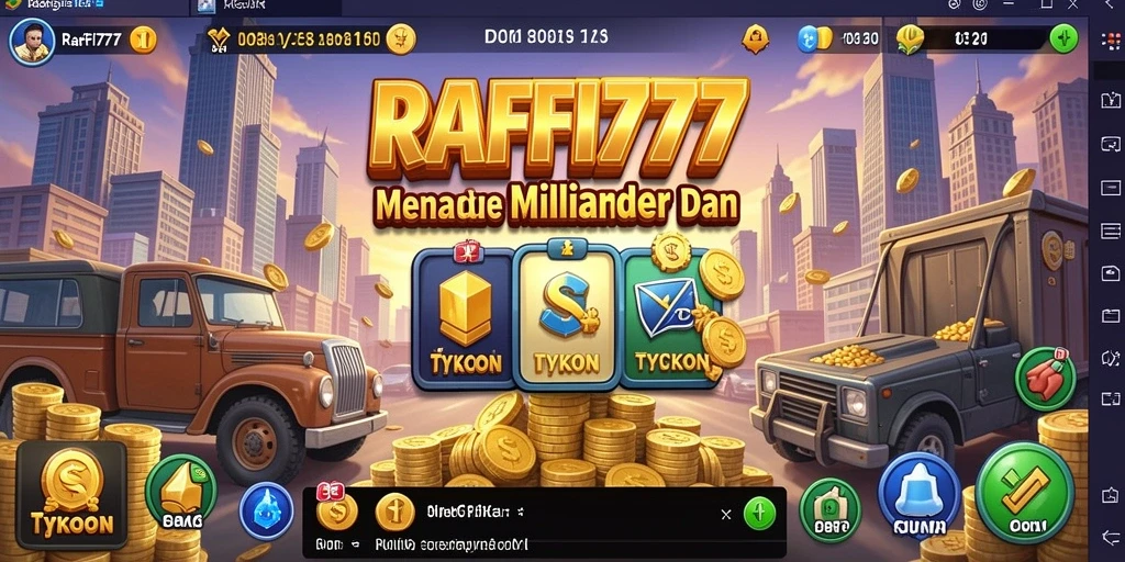 Screenshot RAFFI777 menunjukkan pengalaman manajemen bisnis yang mendalam.