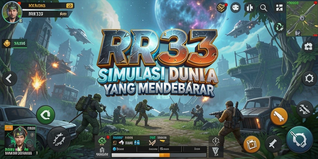 Tampilan gameplay RR33 yang menarik dalam simulasi yang mendebarkan.