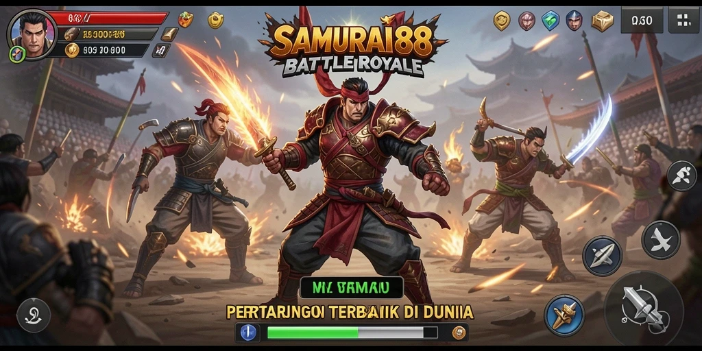 Tampilan menarik dari pertempuran intens di SAMURAI88.