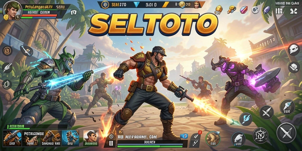 Screenshot menampilkan aksi seru dan gameplay dinamis SELTOTO.