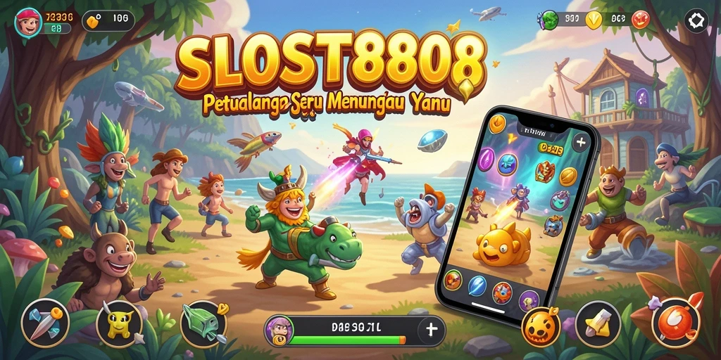 Tampilan gameplay SLOST8808 yang seru dan interaktif.