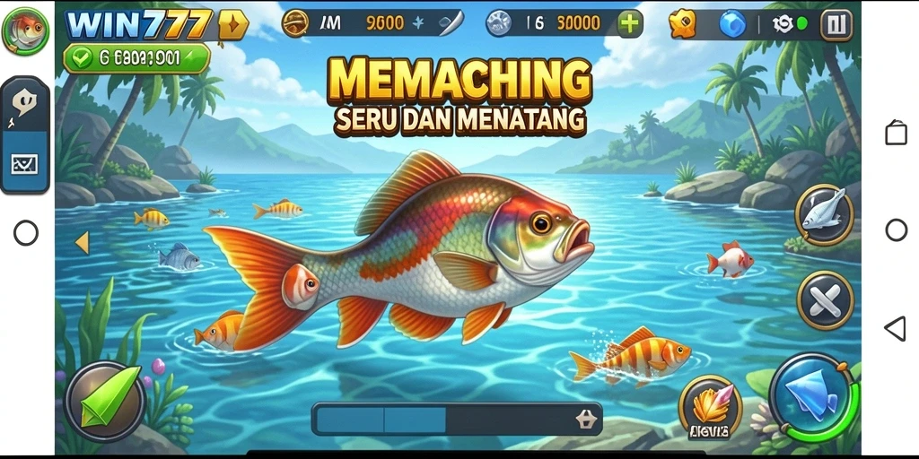 Tangkapan menyenangkan dalam gameplay Fishing yang seru.