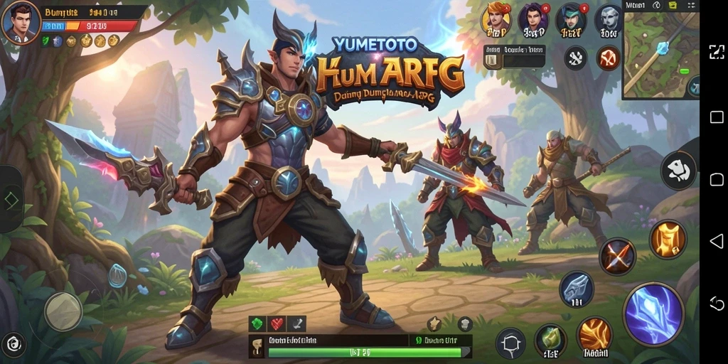 Menampilkan pertempuran seru dalam gameplay YUMETOTO.