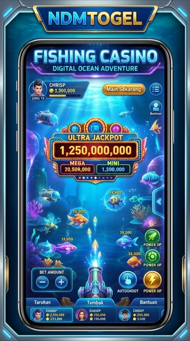Antarmuka sederhana aplikasi ndmtogel yang memudahkan pengguna.